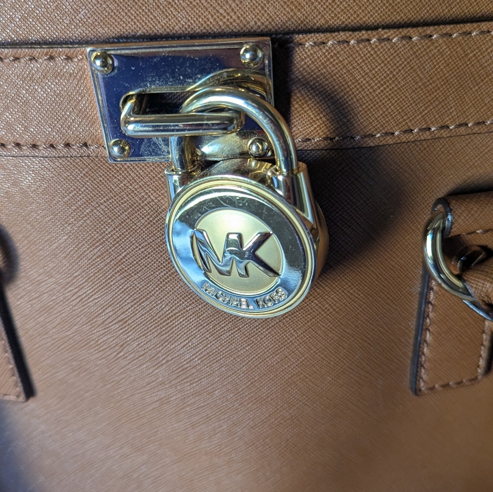 Michael Kors Brown Leather Satchel - Picture 4 of 12